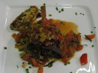 Lamm im Auberginenmantel an Macairekartoffeln - Rezept