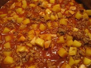 Rezept: Bauerntopf mit Hackfleisch und Paprika Bild Nr. 7 Bauerntopf mit Hackfleisch und Paprika - Rezept - Bild Nr. 7