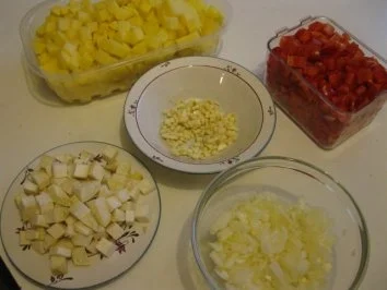 Rezept: Bauerntopf mit Hackfleisch und Paprika Bild Nr. 3 Bauerntopf mit Hackfleisch und Paprika - Rezept - Bild Nr. 3