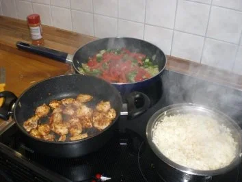 Reispfanne mit Hähnchenbrustfilet - Rezept - Bild Nr. 2