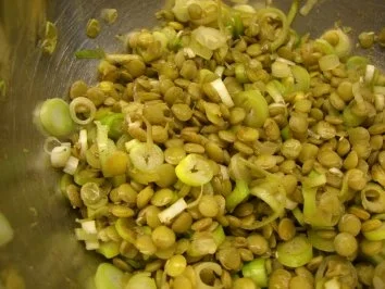 Rezept: Salat : Linsen - Feldsalat - Salat mit Pangasiusfilet Bild Nr. 3 Salat : Linsen - Feldsalat - Salat mit Pangasiusfilet - Rezept - Bild Nr. 3