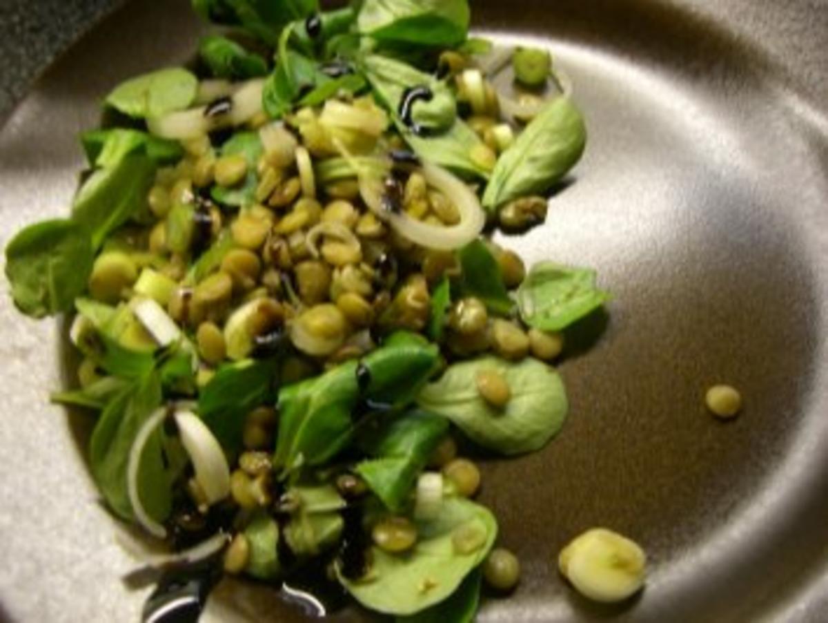Salat : Linsen - Feldsalat - Salat mit Pangasiusfilet - Rezept - Bild Nr. 4