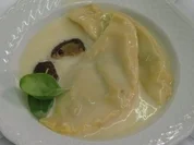 Ravioli mit Flusskrebsen an Champagnersoße - Rezept