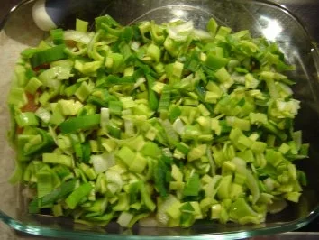 Fisch-Auflauf mit Porree und Frischkäse... - Rezept - Bild Nr. 4