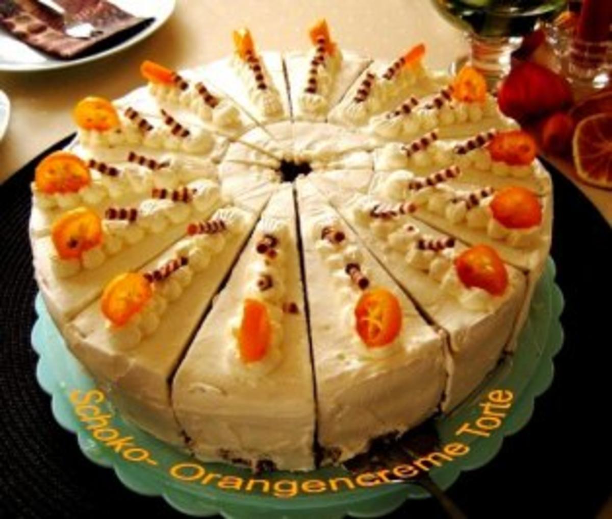 Advents -Torte / Schoko - Orangencreme - Rezept - kochbar.de
