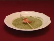 Rucola-Creme-Suppe mit Scampi (Juliette Schoppmann) - Rezept
