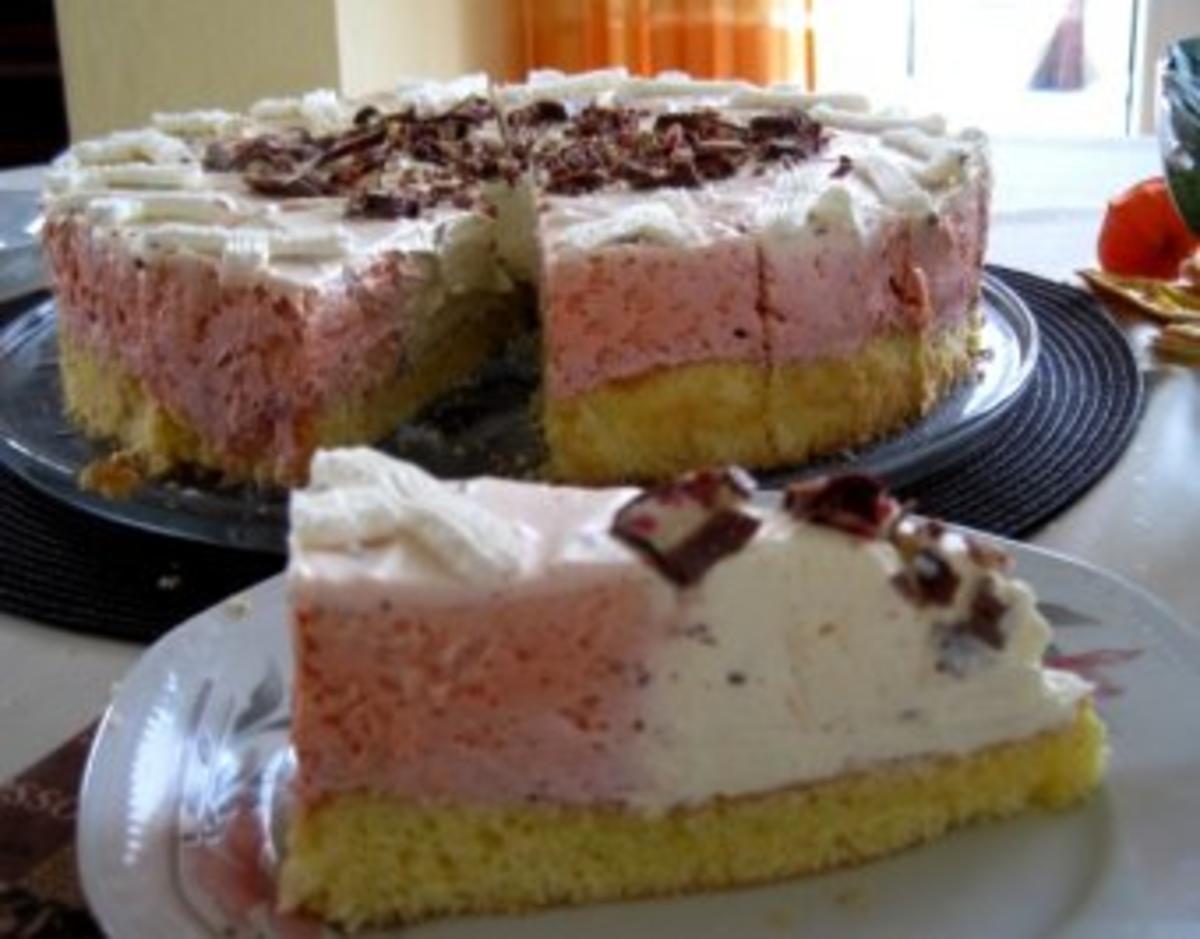 Erdbeer-Stracciatella-Torte - Rezept mit Bild - kochbar.de