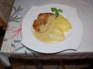 Thunfisch-Steak mit Dijonsenf-Sauce und Salzkartoffeln - Rezept