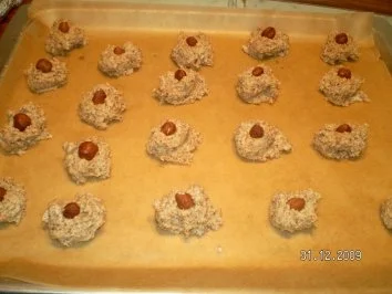 Haselnußmakronen - Rezept