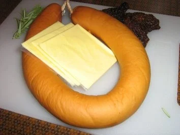 Gebackene Fleischwurst gefüllt - Rezept - Bild Nr. 2