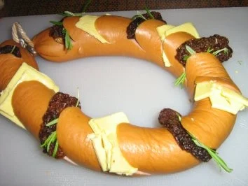 Gebackene Fleischwurst gefüllt - Rezept - Bild Nr. 3