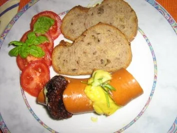 Gebackene Fleischwurst gefüllt - Rezept - Bild Nr. 6