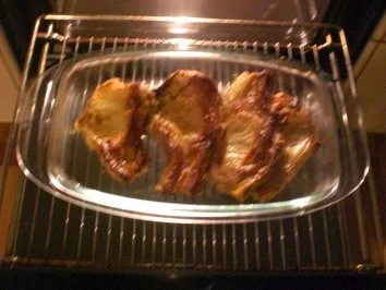 Schweinekotelett mit Knödel und Blaukraut - Rezept - Bild Nr. 6