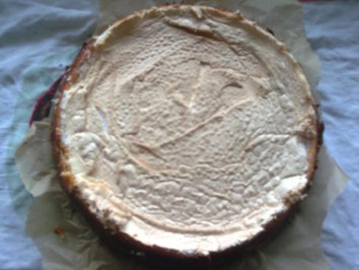 Vanille-Käse-Quark-Kuchen mit Schnee - Rezept