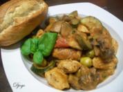 Mediterrane Geflügel Pfanne - Rezept