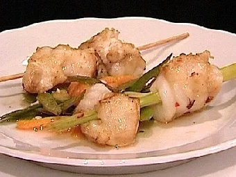 Seeteufel-Sate mit Papaya-Zuckerschotensalat - Rezept - Bild Nr. 9