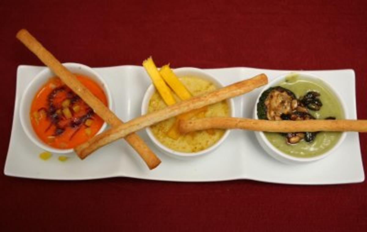 Die Suppenampel Zucchini, Paprika und Mango (Henning Krautmacher) - Rezept