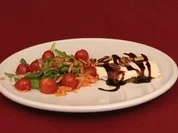 Gebackener Ziegenkäse mit Honig (Kena Amoa) - Rezept