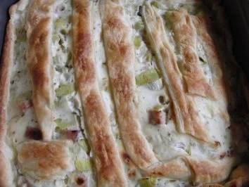 Rezept: Sonstiges: Lauch-Kasseler-Quiche Bild Nr. 5 Sonstiges: Lauch-Kasseler-Quiche - Rezept - Bild Nr. 5