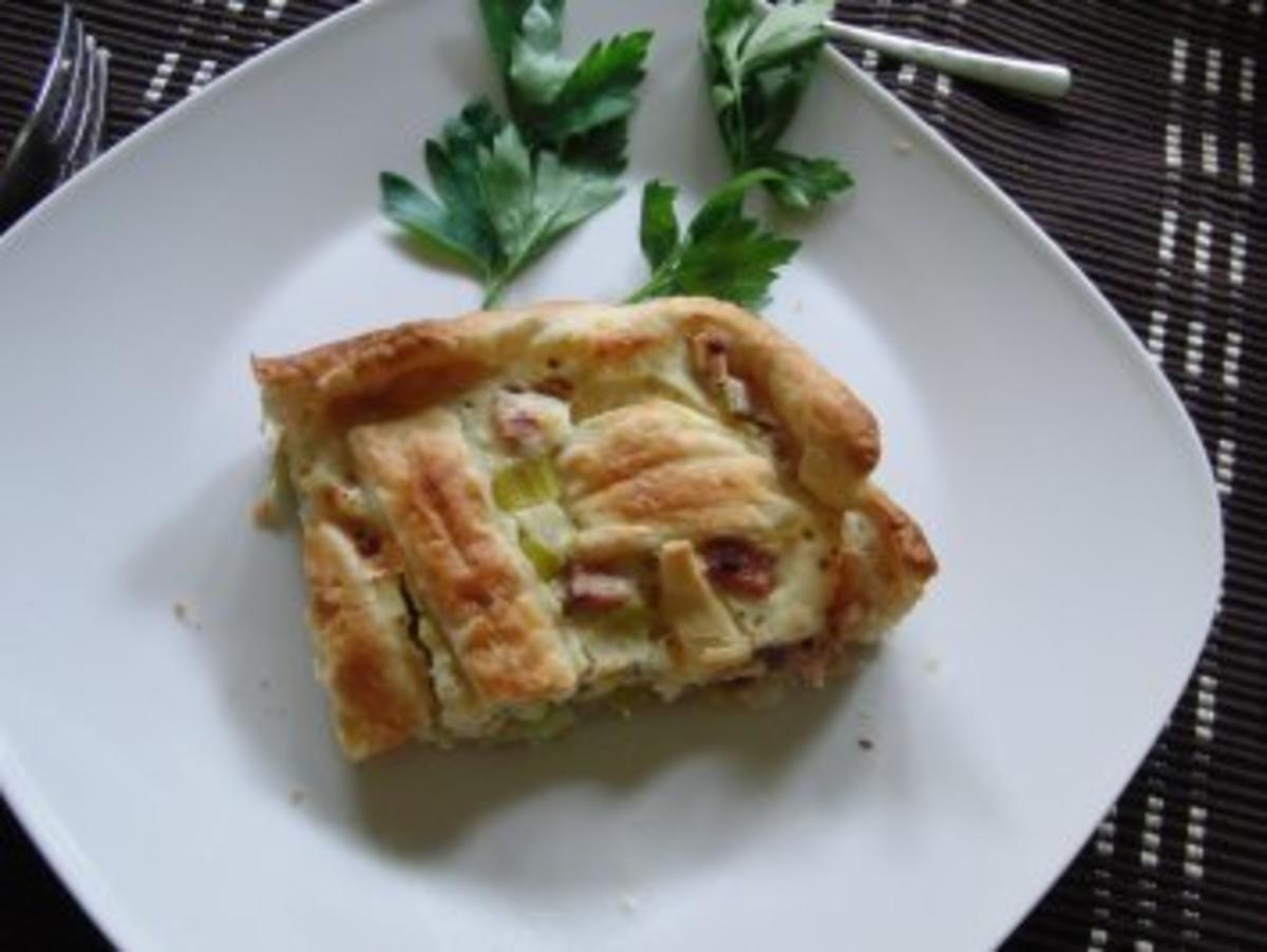 Bilder für Sonstiges: Lauch-Kasseler-Quiche - Rezept