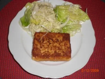 Rezept: Schafskäse gebacken Schafskäse gebacken - Rezept