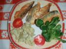 Felchenfilets nach Pariserart mit Blumenkohl und Nüsslisalat - Rezept