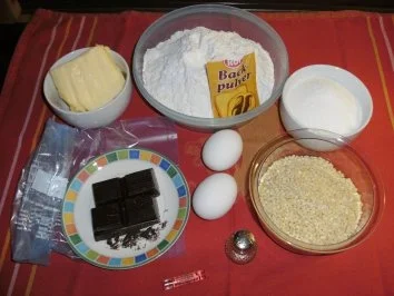 Rezept: Mandel-Cookies mit Schokoverzierung Bild Nr. 2 Mandel-Cookies mit Schokoverzierung - Rezept - Bild Nr. 2