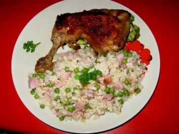 Hähnchenschenkel fruchtig und saftig - Rezept - Bild Nr. 7