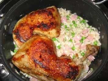 Hähnchenschenkel fruchtig und saftig - Rezept - Bild Nr. 3