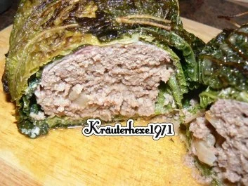 Rezept: Wirsinghackbraten Bild Nr. 5 Wirsinghackbraten - Rezept - Bild Nr. 5