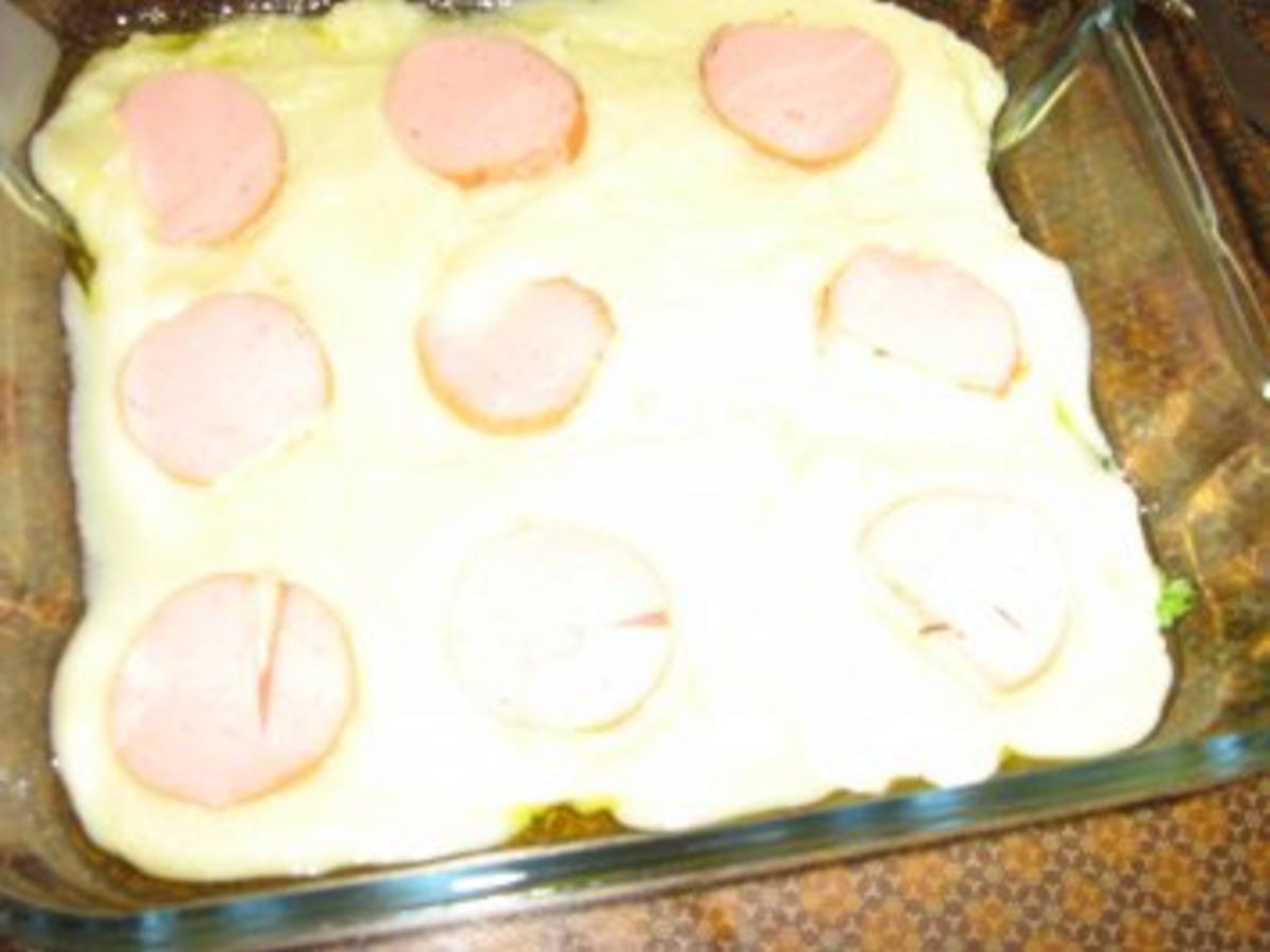 Überbackener Hackbraten auf Püree - Rezept - kochbar.de