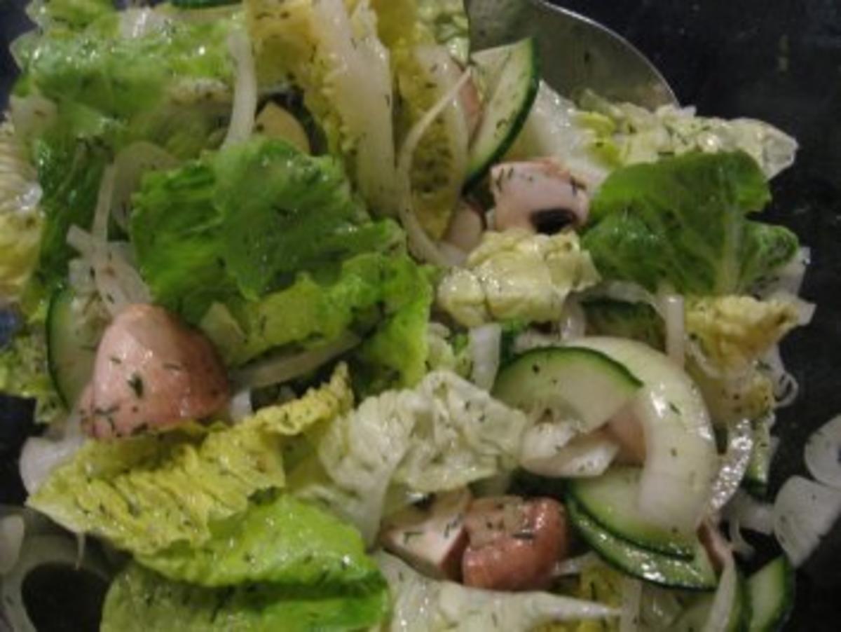 Gemischter grüner Salat a la Tina - Rezept
