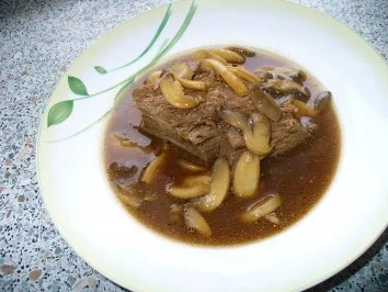 Champignonbraten - Rezept