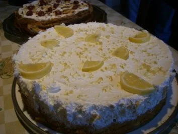 Rezept: Torte : Zitronen - Frischkäse - Torte Bild Nr. 3 Torte : Zitronen - Frischkäse - Torte - Rezept - Bild Nr. 3