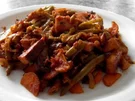 Leberkäs-Pfanne - Rezept