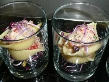 GLASFOOD 6: Gefüllte Muschelnudeln - Rezept