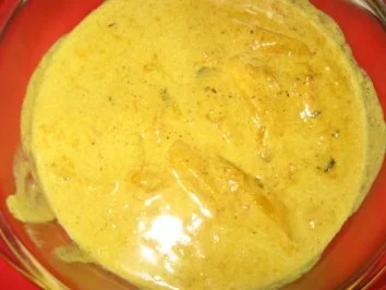 Rezept: Asia Mandel-Hähnchenkeulen mit Mango Bild Nr. 4 Asia Mandel-Hähnchenkeulen mit Mango - Rezept - Bild Nr. 4