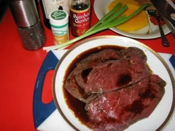 Gebratenes Rindfleisch mit Mango - Rezept - Bild Nr. 2