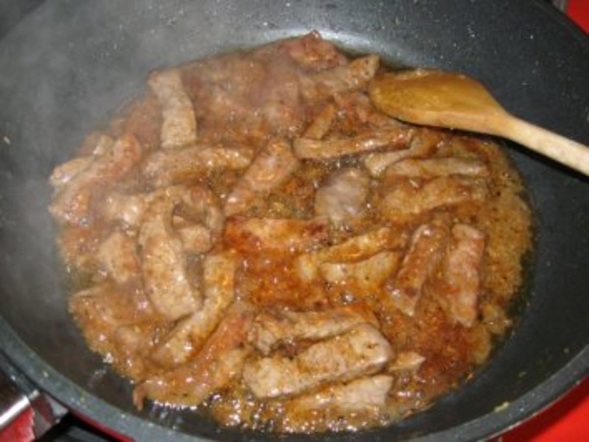 Gebratenes Rindfleisch mit Mango - Rezept - Bild Nr. 5