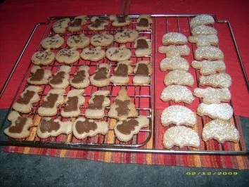 Nusshalbmonde - Rezept