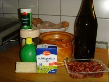 Speck Drillinge auf zweierlei Fisch - Rezept