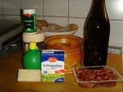 Speck Drillinge auf zweierlei Fisch - Rezept