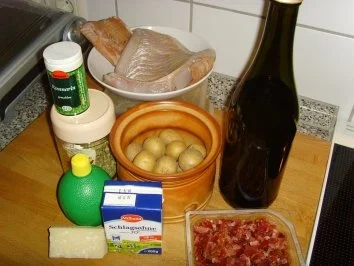 Speck Drillinge auf zweierlei Fisch - Rezept - Bild Nr. 2