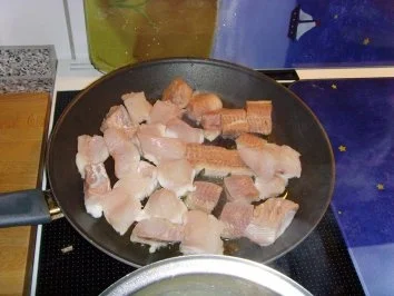 Speck Drillinge auf zweierlei Fisch - Rezept - Bild Nr. 5