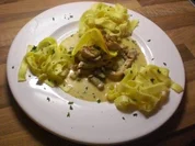 Schweinefleischstreifen in Senfsauce - Rezept