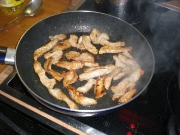 Schweinefleischstreifen in Senfsauce - Rezept - Bild Nr. 2