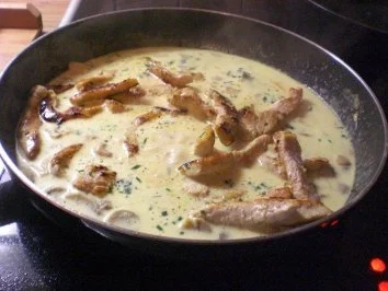 Schweinefleischstreifen in Senfsauce - Rezept - Bild Nr. 3