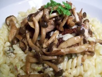 Rezept: gebratene Shimeji zu Schweinefilet mit Senfsahne Bild Nr. 5 gebratene Shimeji zu Schweinefilet mit Senfsahne - Rezept - Bild Nr. 5