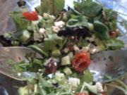Satt mit Salat (vegetarisch) - Rezept