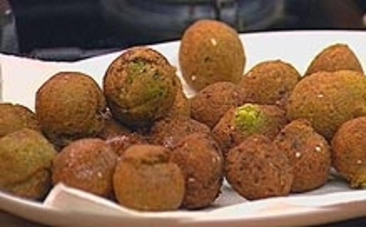 Bilder für Falafel mit Kichererbsen getrocknet und Petersilie - Rezept